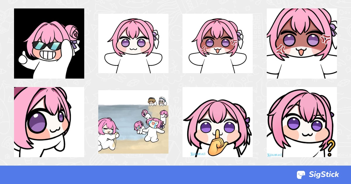 Doro-NijigenArt - Download Stickers from Sigstick