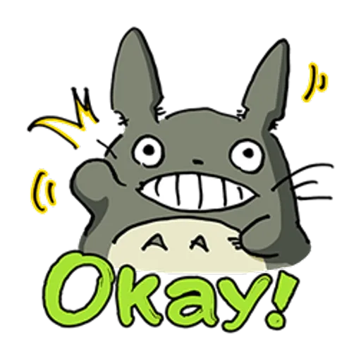 My Neighbor Totoro - Download Stickers from Sigstick