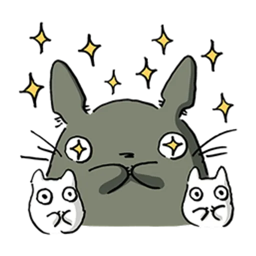 My Neighbor Totoro - Download Stickers from Sigstick