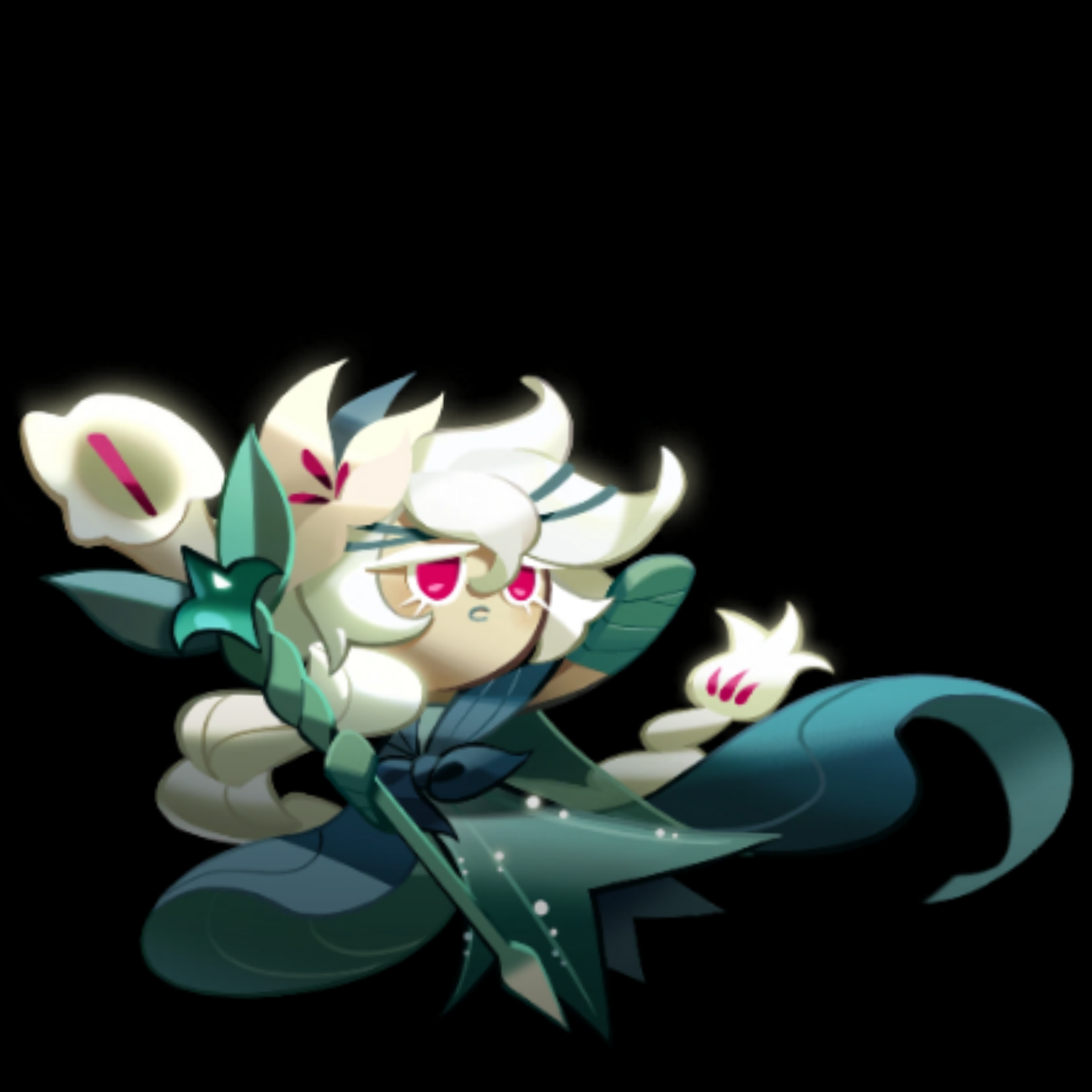 White Lily Cookie ( For my friend, Laddolakhani) - Download Stickers from  Sigstick